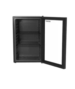 Husky 2.4 Cu. ft. 60-Can Freestanding Beverage Cooler Countertop Mini Fridge with Glass Door without Freezer (Black) -FixPro Store black husky beverage wine combos osfg017 bl 44 1000