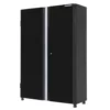 Husky Ready-to-Assemble 24-Gauge Steel Freestanding Garage Cabinet in Black (48 in. W x 72 in. H x 18 in. D) -FixPro Store black husky free standing cabinets g4802t us 64 1000