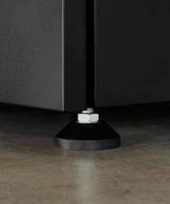 Husky Heavy Duty Welded 20-Gauge Steel 2-Door Garage Base Cabinet in Black (28 in. W x 32 in. H x 21.5 in. D) -FixPro Store black husky free standing cabinets htc1000001 1f 1000