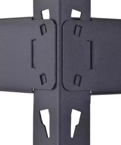 Husky 5-Tier Heavy Duty Boltless Steel Garage Storage Shelving Unit in Black (48 in. W x 78 in. H x 24 in. D) -FixPro Store black husky freestanding shelving units n2r482478w5b 44 1000