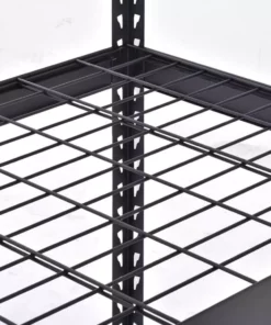 Husky 5-Tier Heavy Duty Boltless Steel Garage Storage Shelving Unit in Black (48 in. W x 78 in. H x 24 in. D) -FixPro Store black husky freestanding shelving units n2r482478w5b 76 1000