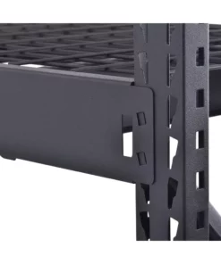 Husky 3-Tier Industrial Duty Steel Freestanding Garage Storage Shelving Unit in Black (65 in. W x 54 in. H x 24 in. D) -FixPro Store black husky freestanding shelving units n2w652454w3b 1f 1000