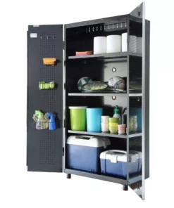 Husky 2-Pack Steel Shelf Set in Black (36 in. W x 15 in. D) for Ready-to-Assemble 36 in. Freestanding Garage Cabinet 6 Husky 2-Pack Steel Shelf Set in Black (36 in. W x 15 in. D) for Ready-to-Assemble 36 in. Freestanding Garage Cabinet -FixPro Store black husky garage cabinet accessories g3600ps us e1 1000