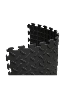 Husky 18.4 in. x 18.4 in. Black PVC Garage Flooring Tile (6-Pack) -FixPro Store black husky garage flooring tiles hdtrp6bk 4f 1000