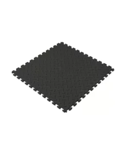 Husky 18.4 in. x 18.4 in. Black PVC Garage Flooring Tile (6-Pack)