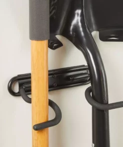 Husky 50 lbs. Heavy-Duty Wall-Mounted Double S-Hook with Mounting Hardware -FixPro Store black husky garage storage hooks 815300 31 1000