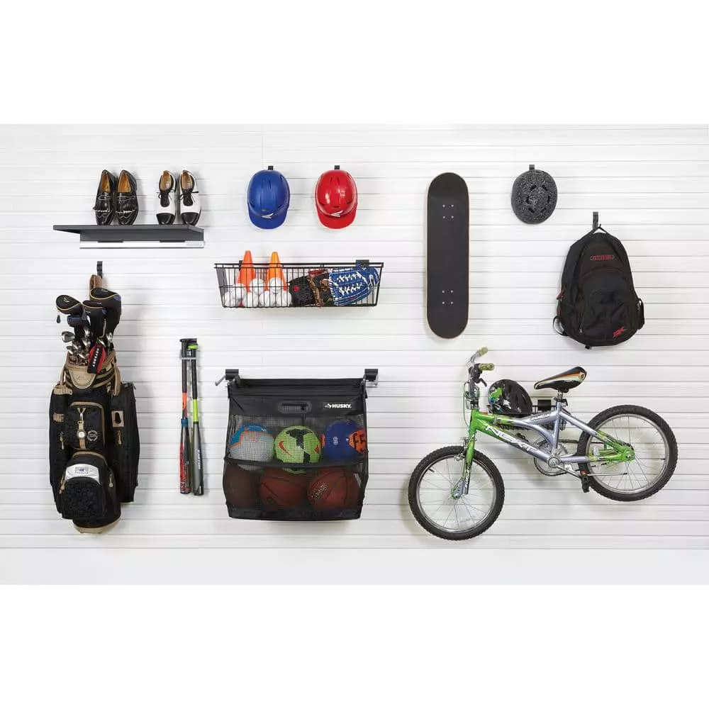 Husky Vertical Bike Hook for Garage Slat Wall and Track Systems 4 Husky Vertical Bike Hook for Garage Slat Wall and Track Systems - Image 2