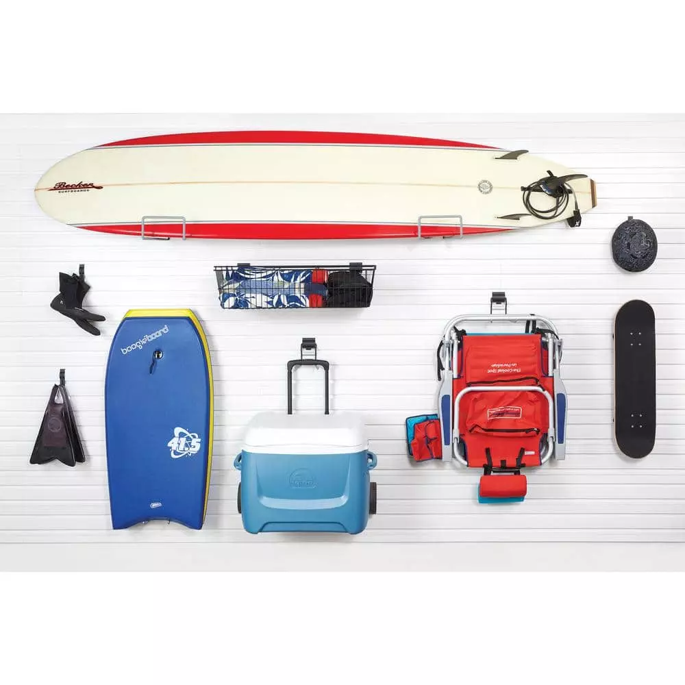 Husky 8 in. Wide Hook for Garage Slat Wall and Track Systems 12 Husky 8 in. Wide Hook for Garage Slat Wall and Track Systems - Image 10