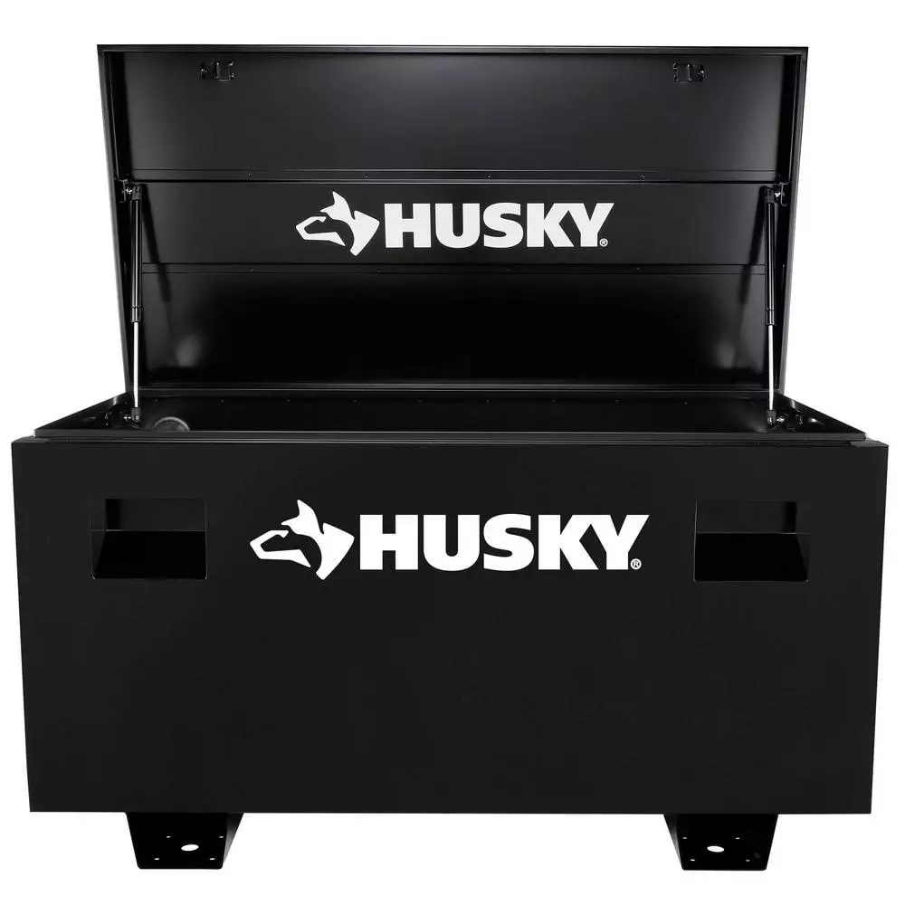 Husky 48 in. W x 24 in. D Steel Job Site Tool Box in Black 6 Husky 48 in. W x 24 in. D Steel Job Site Tool Box in Black - Image 4