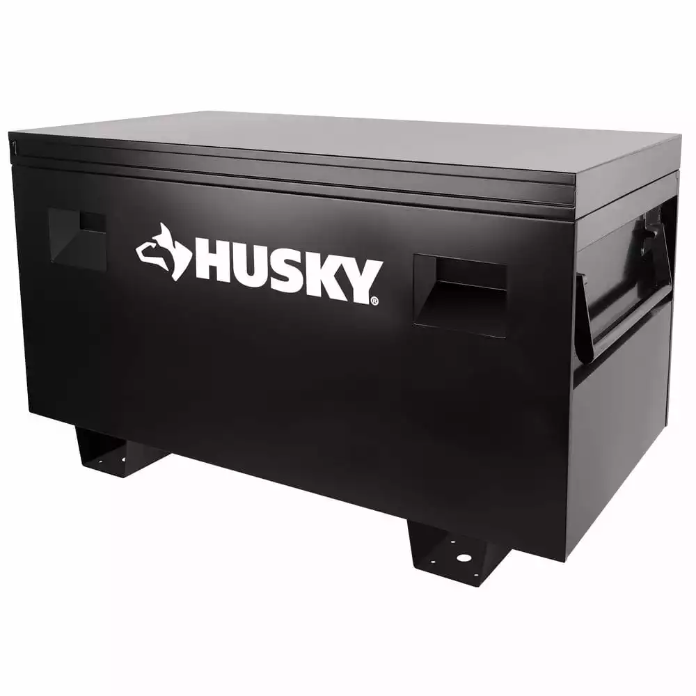 Husky 48 in. W x 24 in. D Steel Job Site Tool Box in Black 4 Husky 48 in. W x 24 in. D Steel Job Site Tool Box in Black - Image 2