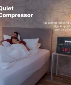 Husky 1.5 Cu. ft. Glass Door Freestanding Countertop Beverage Refrigerator with Reversible Door without Freezer (Black) 17 Husky 1.5 Cu. ft. Glass Door Freestanding Countertop Beverage Refrigerator with Reversible Door without Freezer (Black) -FixPro Store black husky mini fridges osfg011 bm fa 1000