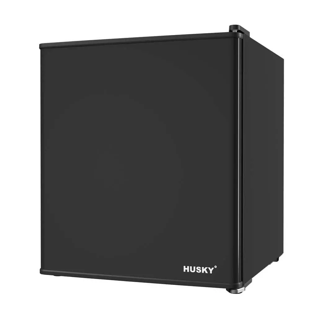Husky 1.5 Cu. ft. 40-Can Solid Door Freestanding Countertop Quiet Mini Fridge with Reversible Door without Freezer (Black) 3 Husky 1.5 Cu. ft. 40-Can Solid Door Freestanding Countertop Quiet Mini Fridge with Reversible Door without Freezer (Black)