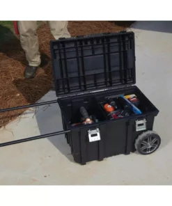 Husky 26 in. Connect Rolling Tool Box Black -FixPro Store black husky modular tool storage systems 228224 1f 1000