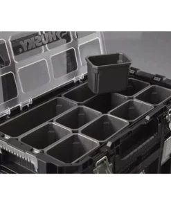 Husky 22 in. Connect Rolling System Plastic Tool Box -FixPro Store black husky modular tool storage systems 230381 a0 1000
