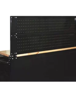 Husky 46 in. Pegboard Back Wall for Mobile Workbench -FixPro Store black husky pegboards d6tc09001 66 1000