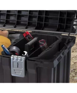 Husky 37 in. Rolling Tool Box Utility Cart Black -FixPro Store black husky portable tool boxes 209261 4f 1000