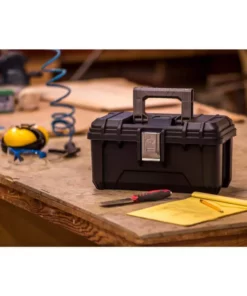 Husky 16 in. Black Plastic Portable Tool Box with Metal Latches 14 Husky 16 in. Black Plastic Portable Tool Box with Metal Latches -FixPro Store black husky portable tool boxes 235574 c3 1000