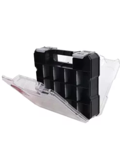 Husky 34-Compartment Plastic Double Sided Small Parts Organizer 8 Husky 34-Compartment Plastic Double Sided Small Parts Organizer -FixPro Store black husky small parts organizers thd2020 001 4f 1000