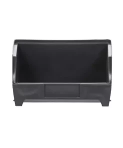 Husky Stackable Garage Storage Bin (5 in. H x 11 in. W x 11 in. D) -FixPro Store black husky storage bins shskystkb e1 1000