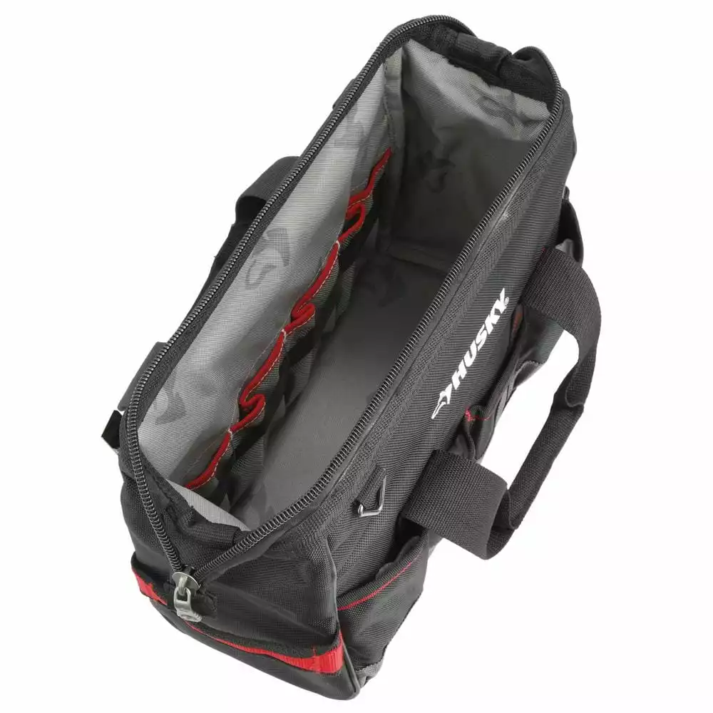 Husky 14 in. Large Mouth Tool Bag 4 Husky 14 in. Large Mouth Tool Bag - Image 2