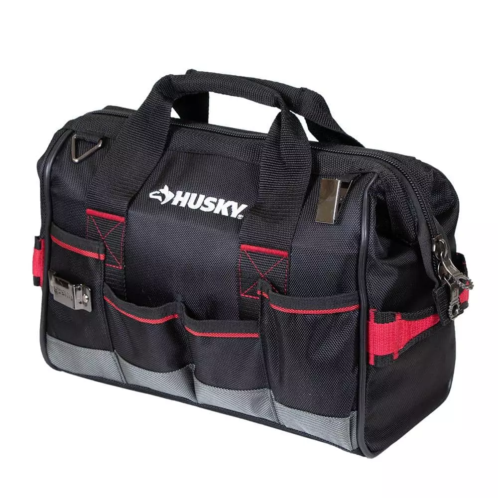 Husky 14 in. Large Mouth Tool Bag 3 Husky 14 in. Large Mouth Tool Bag