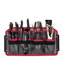 Husky 16 in. Large Mouth Tool Bag with Tool Wall -FixPro Store black husky tool bags 67126 02 4f 1000