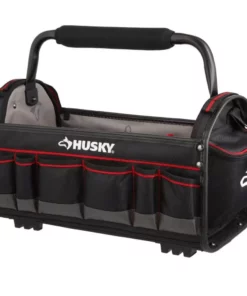 Husky 20 in. Pro Tool Tote with Removable Tool Wall 27 Husky 20 in. Pro Tool Tote with Removable Tool Wall -FixPro Store black husky tool bags 67129 02 44 1000