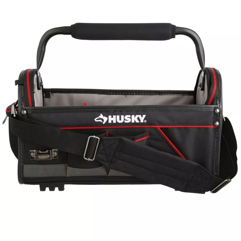 Husky 20 in. Pro Tool Tote with Removable Tool Wall 10 Husky 20 in. Pro Tool Tote with Removable Tool Wall - Image 8