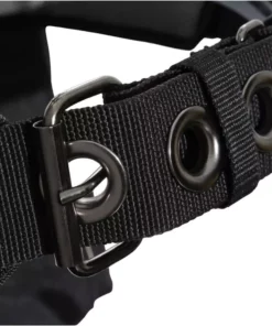 Husky 2-Bag 18 -Pocket Black Framer's Suspension Rig Work Tool Belt with Suspenders -FixPro Store black husky tool belts hd00116 th 1f 1000