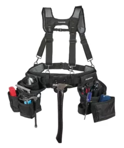 Husky 16-Pocket Black Carpenter's Tool Belt with Suspenders 12 Husky 16-Pocket Black Carpenter's Tool Belt with Suspenders -FixPro Store black husky tool belts hd00144 e1 1000