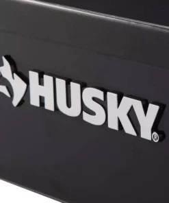 Husky 33 in 4-Drawer Mechanics Cart with Extended Side Table and Bottle Tray -FixPro Store black husky tool carts xhouc3304b11 a0 1000