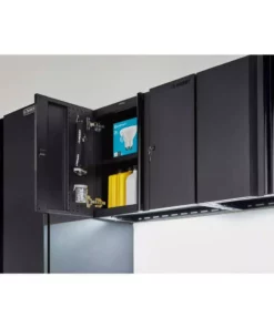 Husky Heavy Duty Welded 20-Gauge Steel Wall Mounted Garage Cabinet in Black (28 in. W x 22 in. H x 14 in. D) 21 Husky Heavy Duty Welded 20-Gauge Steel Wall Mounted Garage Cabinet in Black (28 in. W x 22 in. H x 14 in. D) -FixPro Store black husky wall mounted cabinets htc1000010 31 1000