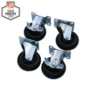 Husky 4 in. Caster Kit for Regular Duty Welded Steel Garage Base Cabinets