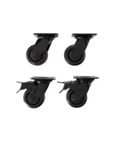 Husky 4 in. Caster Kit for Heavy Duty Welded Steel Garage Base Cabinets 9 Husky 4 in. Caster Kit for Heavy Duty Welded Steel Garage Base Cabinets -FixPro Store blacks husky casters htc1000005 a0 1000