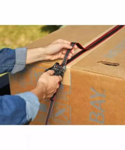 Husky 12 ft. x 1 in. Ratchet Tie-Down Straps with S-Hook (4-Pack) -FixPro Store blacks husky ratchet straps fh0829 1d 1000