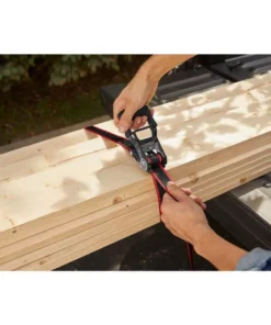 Husky 1-1/4 in. x 16 ft. Endless Loop Ratchet Tie-Down Strap -FixPro Store blacks husky tie down hardware accessories fh0881 40 1000