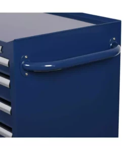 Husky 27 in. 10-Drawer Blue Tool Chest Combo -FixPro Store blue husky tool chest combos h27ch5tr5blu 1f 1000