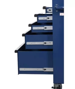 Husky 27 in. 10-Drawer Blue Tool Chest Combo -FixPro Store blue husky tool chest combos h27ch5tr5blu 77 1000