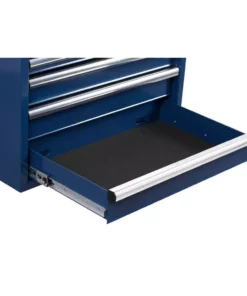 Husky 27 in. 10-Drawer Blue Tool Chest Combo -FixPro Store blue husky tool chest combos h27ch5tr5blu d4 1000