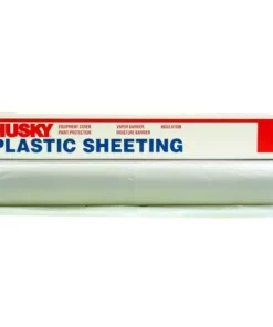 Husky 10 ft. x 100 ft. Clear 3 mil Plastic Sheeting