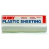 Husky 20 ft. x 100 ft. Clear 3 mil Plastic Sheeting -FixPro Store clear husky plastic sheeting cf0320c 64 1000