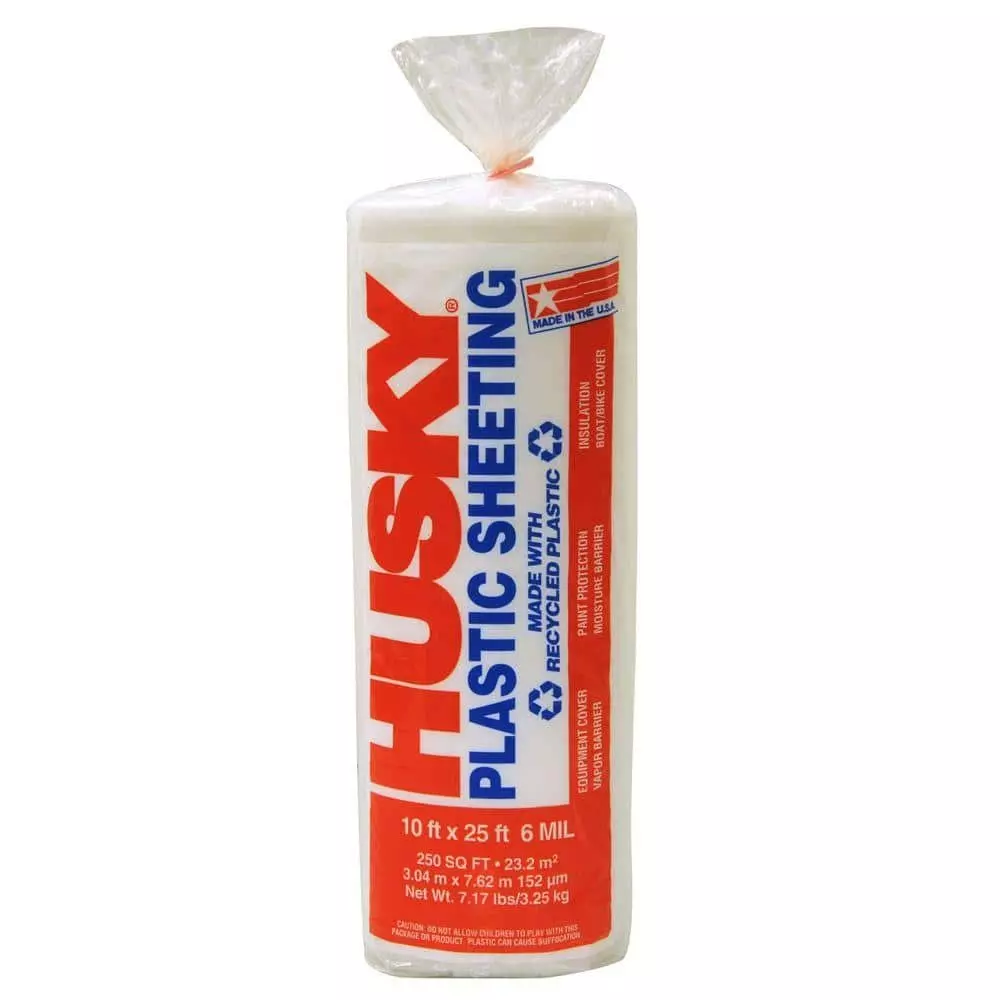 Husky Sales Store -FixPro Store clear husky plastic sheeting rshk610 25c u 64 1000