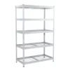 Husky 5-Tier Riveted Steel Garage Storage Shelving Unit in Silver (48 in. W x 78 in. H x 24 in. D) -FixPro Store gavanised husky freestanding shelving units 426007 64 1000