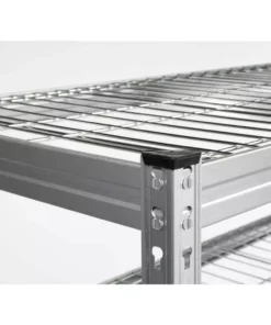 Husky 5-Tier Riveted Steel Garage Storage Shelving Unit in Silver (48 in. W x 78 in. H x 24 in. D) -FixPro Store gavanised husky freestanding shelving units 426007 a0 1000