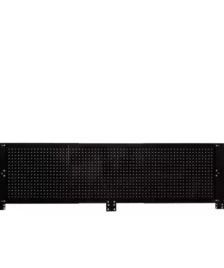 Husky 52 in. W to 72 in. Adjustable Pegboard, Gloss Black -FixPro Store gloss black husky pegboards hoaa52b11 1f 1000