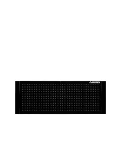 Husky 52 in. W to 72 in. Adjustable Pegboard, Gloss Black