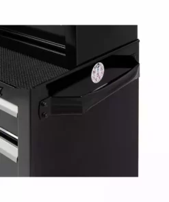 Husky 26.5 in. W x 18 in. D Standard Duty 4-Drawer Rolling Tool Cabinet in Gloss Black -FixPro Store gloss black husky tool cabinets hkst98066bk 4f 1000