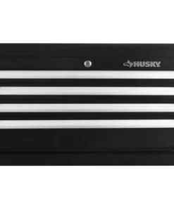 Husky 26 in. W x 12 in. D Standard Duty 4-Drawer Top Tool Chest in Gloss Black -FixPro Store gloss black husky top tool chests hkst98065bk 40 1000