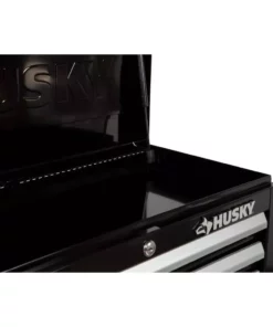 Husky 26 in. W x 12 in. D Standard Duty 4-Drawer Top Tool Chest in Gloss Black -FixPro Store gloss black husky top tool chests hkst98065bk 66 1000