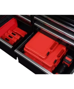 Husky 46 in.W x 51 in. D Standard Duty 9-Drawer Mobile Workbench with Solid Top Full Length Extension Table in Black -FixPro Store gloss black with silver trim husky mobile workbenches hotc4609b15m 77 1000